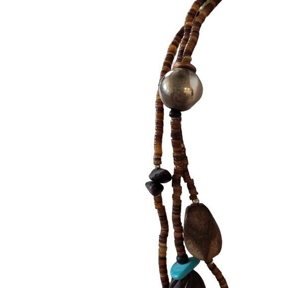 N1569 Retired Silpada Sterling Long Multi-Material Necklace - Picture 8 of 16